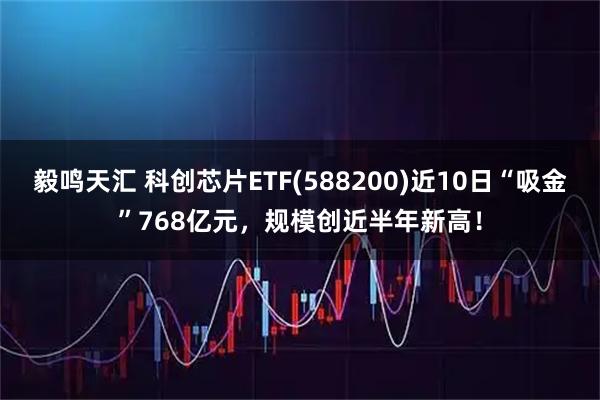 毅鸣天汇 科创芯片ETF(588200)近10日“吸金”768亿元，规模创近半年新高！